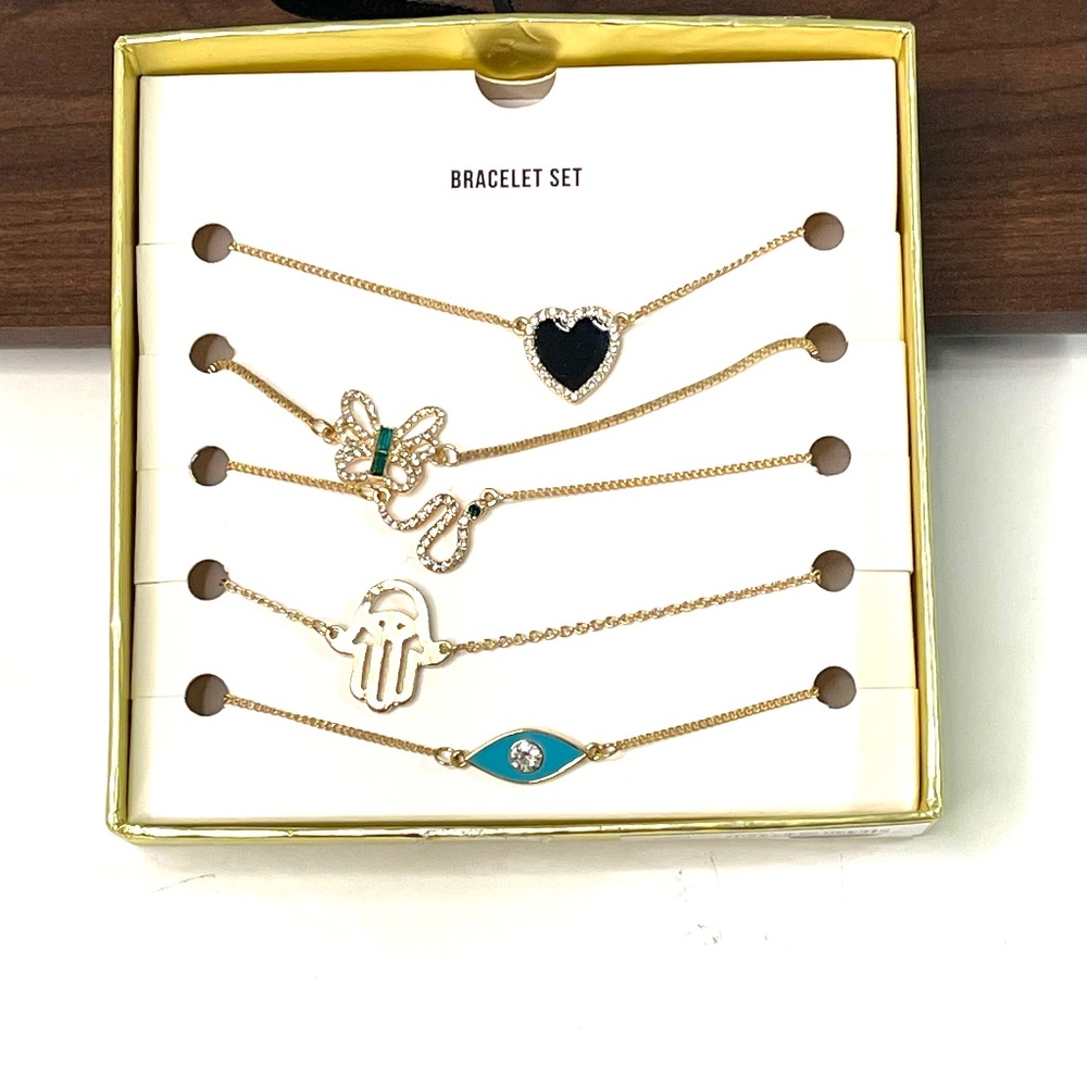 Steve Madden 5-Piece Bracelet Set